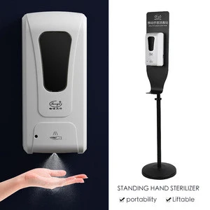 CE ROHS approval electronic wall mounted touchless automatic antibacterial hand gel dispenser with sensor