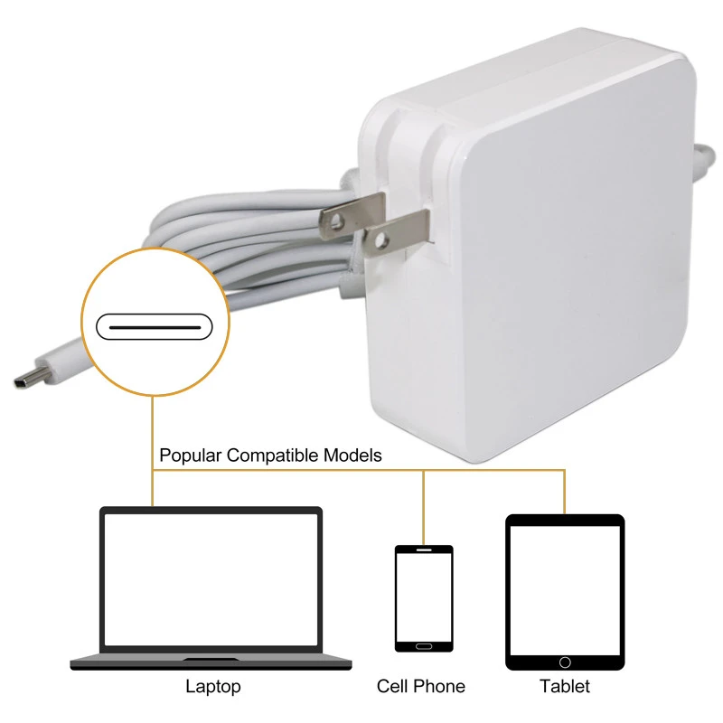 CE ROHS FCC Laptop Charger 45W 60W 85W AC DC Power Adapter for Appl Mac Book Pro power adapter