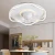 Import Ceiling Fans with Lights and Remote Control, Low Profile Ceiling Fans with Dimmable Changing Light from China