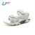Import Cheap blue pu leather flat sports sandals for girl child from China