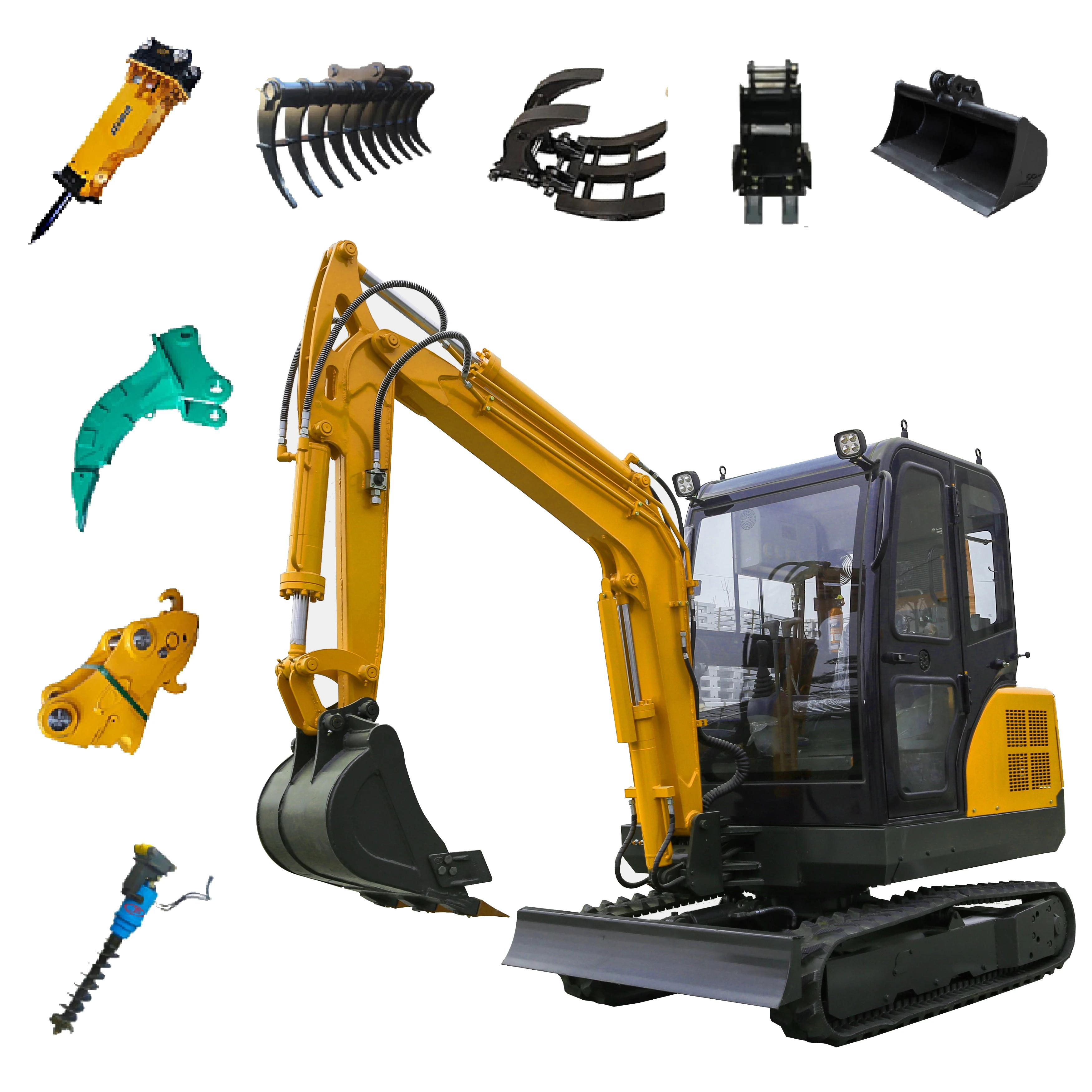 Cheap Compact Smallest Spider Excavator Digging