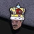 Import Cheap custom die struck lapel console metal badge hat custom holographic enamel pin from China