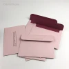 Cheap Custom Printed Colored Pink Small Paper Gift Gard Envelope Self Seal Mini Envelop For Greeting Thank You Cards Packing