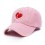 Cheap multi color custom logo heartbreak embroidery children&#x27;s baseball caps