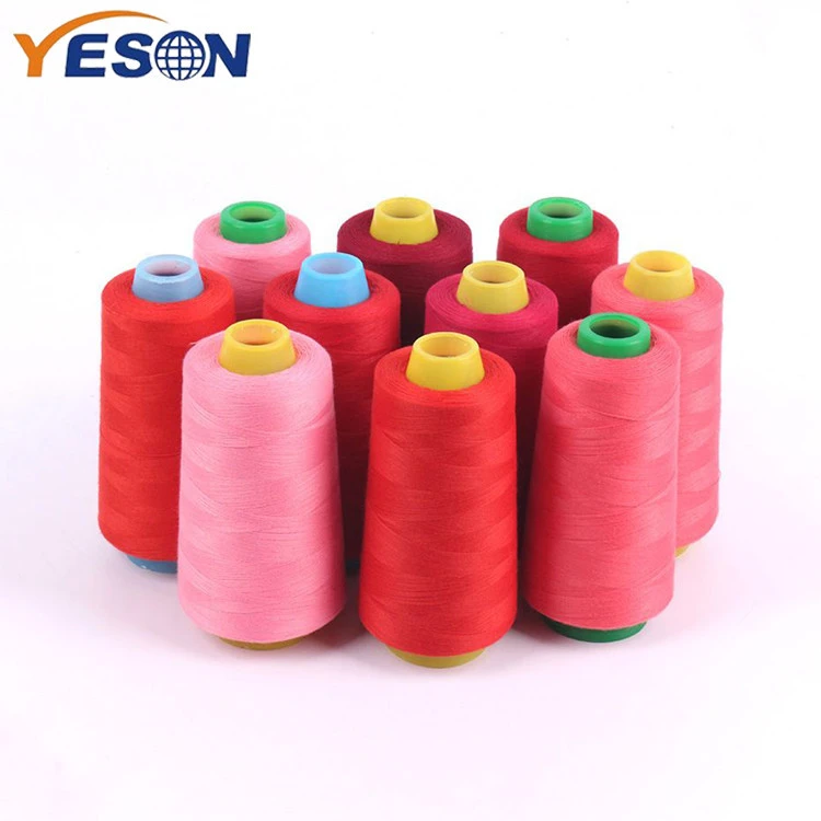 Cheap price 100% polyester spun sewing thread