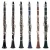 Import Cheap Price! China factory Wooden Musical Instrument Flat B ABS Clarinet from China