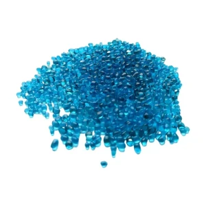 Cheap Price Recycled 2-4mm Caribbean Blue Decorative Glass Bead for Swimming Pools Garden Glass Pebbles