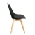 Import cheap price wood legs dining room plastic chair from China