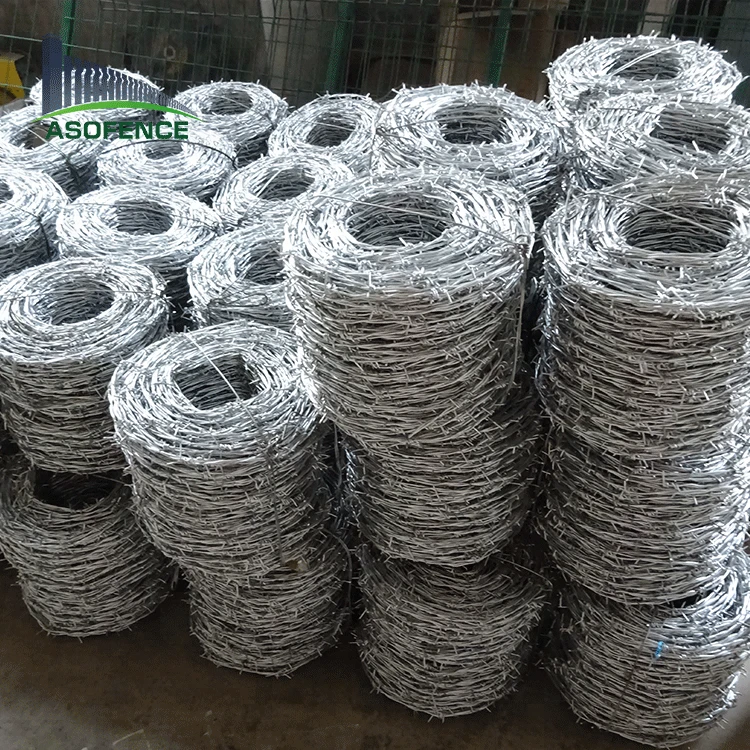 Cheap Pvc Coated Hot Dipped Galvanized Military Bulk Weight Barbed Wire