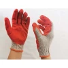cheapest breathable 10gauge half coating latex  40gram gloves for gardening