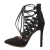 Import cheelon shoe 2018 new design european elegant cut out cross strappy sexy shoes high heels pump women from China