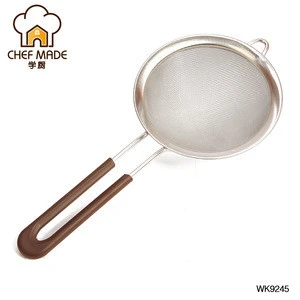 CHEFMADE Kitchen Baking Tool S/S Stainless Steel Fine Mesh Strainers
