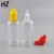 Import child&#039;s protective cap long thin tip e liquid dropper 60ml pet plastic bottle for tattoo oil from China