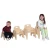 Import Children furniture montessori material wooden kids chair, doll house kids furniture for sale from China