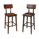 china antique wood high restaurant chair