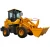 Import China earth-moving  construction machinery 2 ton mini wheel loader front end loader with V snow blade from China