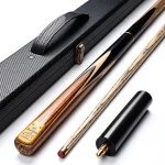 China Factory Custom Logo Carbon Billiard Snooker Cue 3/4 Jointed Woods Snooker Cue Stick