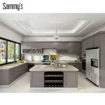 China furniture Custom-Made wood kitchen cabinet furniture