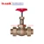 Import China hardware supplier angle brass needle valve gas water stop ball valve manufacturer from China