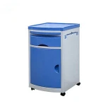 China Hospital Furniture Medical ABS Bedside Cabinet Patient Cabinet