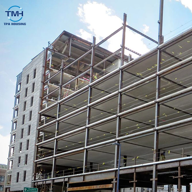 China prefabricated high rise steel structure shopping mall building quotation sample high rise steel structure building