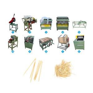 china products bamboo wooden toothpick chopsticks making maker machine in india