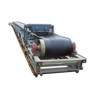 China sand gravel Fixed belt conveyor system for loading