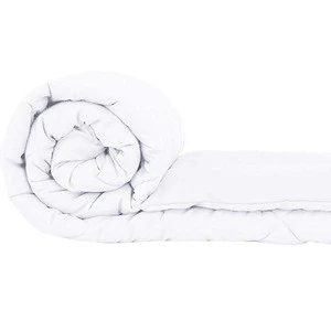 China supplier 75% duck down  white  comforter baby blanket  plaid  duvet/microfiber quilt