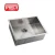 Import China supplier SUS 304 Stainless steel Square Kitchen Sink with Double Bowl from China