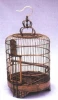 Chinese antique bamboo outdoor hanging bird cage