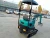 Import chinese brand  1ton factory low price  mini crawler excavator hot sale from China