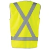 Chinese Factory Wholesale Workwear Hi-Vis X Pattern Day/Night Safety Vest
