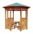 Import Chinese Octagonal Wood Gazebo outdoor canopy from China