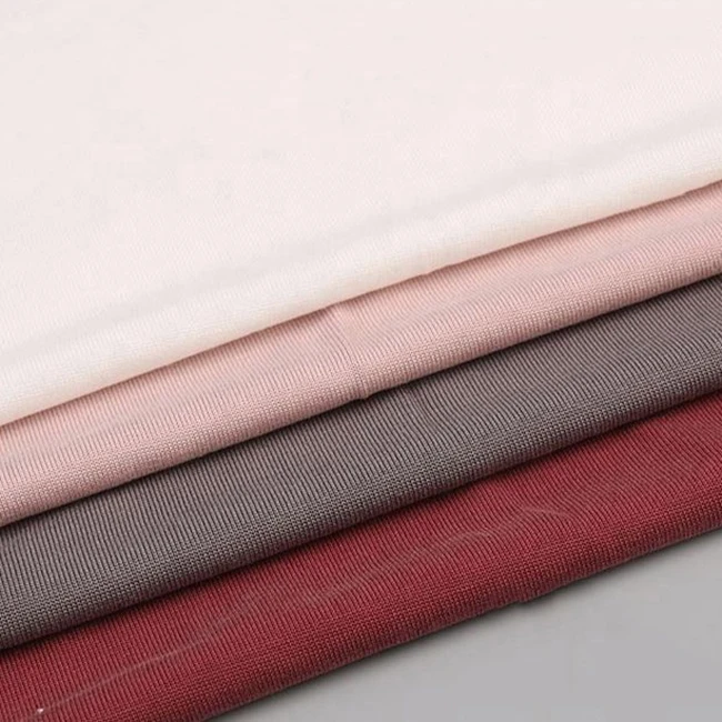 Chinese textile popular weft modal polyester blend jersey fabric for shirt