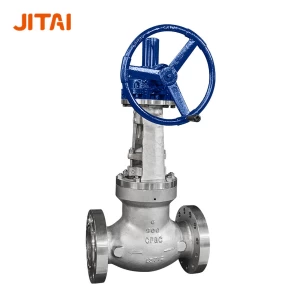 Cl900 CF8c Stainless Steel Flange Connection OS&Y Psb Globe Valve