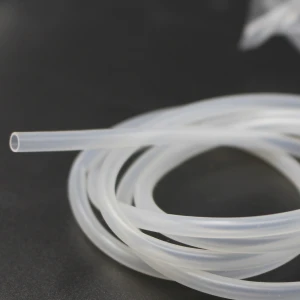 Clear Flexible Extruded Silicone Rubber Tube Hose high temperature heat resistant food grade silicone tube 4mmx5mm