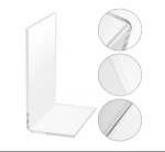 Clear Plastic Bookends (2pack)