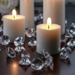Clear Wedding Table Scatter Confetti Crystals Acrylic Diamonds Rhinestones For Table Centerpiece Decorations Wedding Decorations