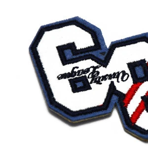 Clothing Felt Fabric Patches Maker Custom Embroidery Your Own Club Patterns Logo Embroidered Badges