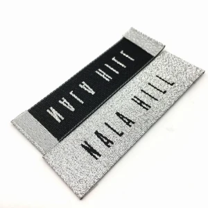 clothing label woven labels garment labels Damask High Definition Wholesale custom low minimum new designs  for clothing