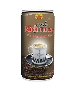 coffee with milk to drink directly from cans