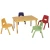 Import Color nursery school furniture desk and chair set with SGS from China