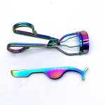 colorful eyelash applicator tweezers women beauty tools private label mini eyelash curler