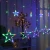 Colorful led star lights Christmas lights LED small colored lights with strings of stars illuminate