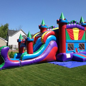 Commercial Kids Jumping Castle House Inflatable Combo Bouncer / China PVC Big Slide Indoor Mini Baby Inflatable Bouncy Castle