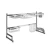 Import Commercial Kitchen Standing Narrow 304 Stainless Steel Over Sink Accessories Compact Organizer Drain Shelf Drying Sink Dish Rack from China