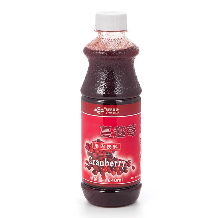 Concentrated Cranberry Juice with Pulp High Multiplication Juice Beverage Dense Milk Tea Shop Raw Material