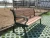 Import concrete patio benches outdoor concrete bench curved outdoor bench from China