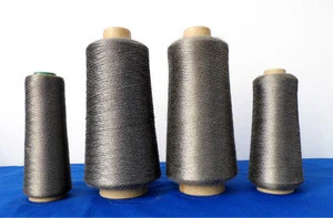 conductive stainless steel 316L and aramid blended fibre yarn