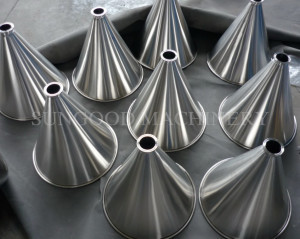 Conical Stainless Steel Funnel with Lid/Feed Hopper/Filling Hopper
